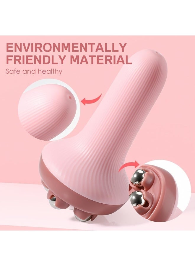 360° Roller Handheld Massager for Muscle Pain Relief and Swelling Reduction - Portable Massager for Body, Neck, Back, and Legs - Ergonomic Design Compatible with Essential Oils - Image 2